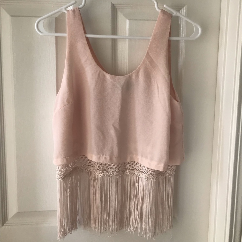 COPY - Nordstrom (ASTR) pink crop top XS